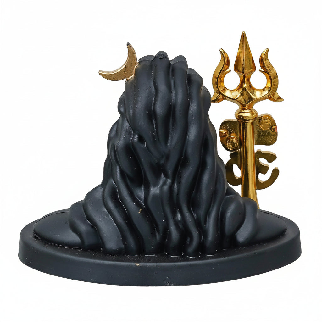 Adiyogi Shiva Statue with Trishul for Home and Car Dashboard