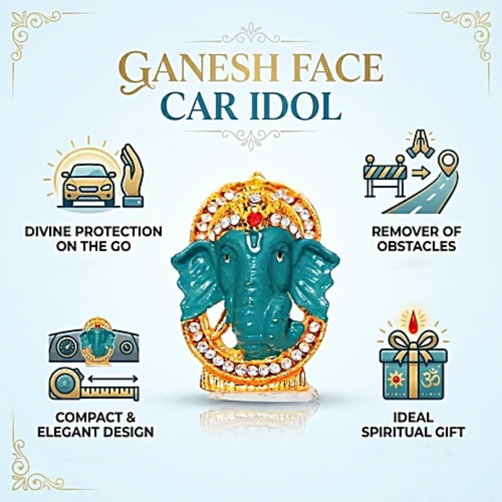 Svasti Ganesh Face Idol 1 pc