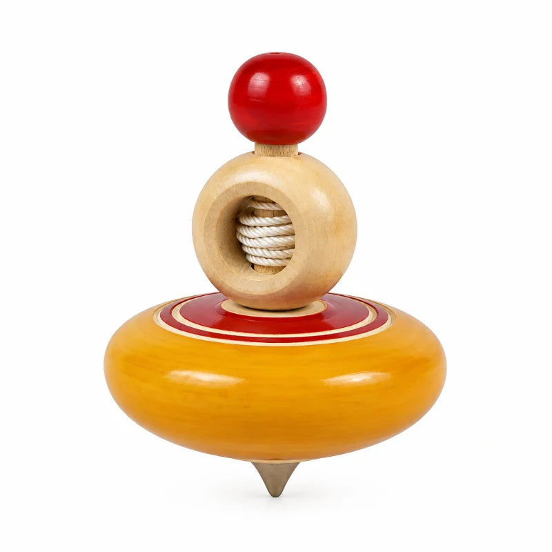 Wooden Wing Top - Spinning Toy Pambaram Mix